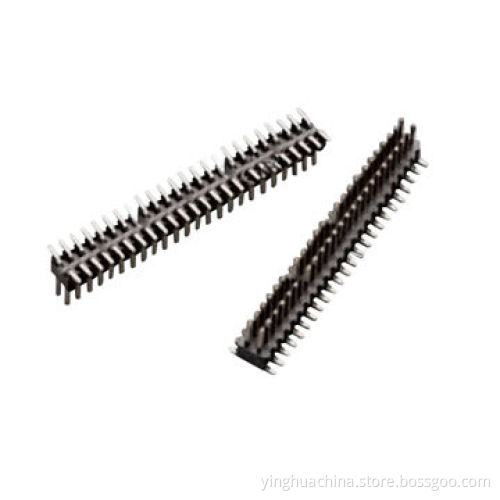 Pin header, 1.27mm, straight/SMT, dual row/dual insulator, H:1.7mm connector 1271